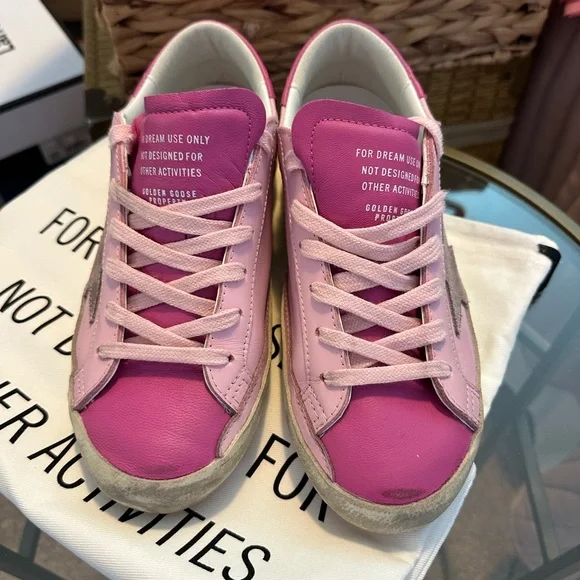 Golden Goose Superstar Leather, 37, Antique Pink / Fuchsia, GGDB - Picture 3 of 5